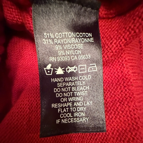 NIC+ZOE Red Women's Cardigan Sweater Blazer Size XL MSRP $148 - Picture 9 of 9